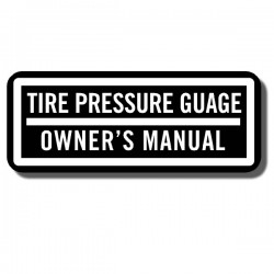 Tire Pressure Gauge Decal TRX70 '87