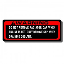 Warning  Decal  TRX250R 86